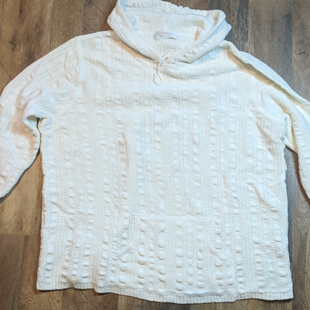 Women's cj banks sweater size large